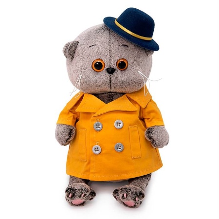 Кот Басик BABY в тренче и шляпке BB-113 - купить в интернет-магазине «Буратино»