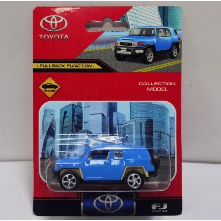 Машина металл TOYOTA fj cruiser, размер 7,5 см, инерция, блистер - в кор.2*288шт 2306C0667-R5 - купить в интернет-магазине «Буратино»