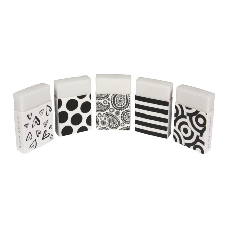 ЛАСТИК "ArtGraphix.Black&White" СУПЕРМЯГКИЙ, белый, 5 видов 42-0064 - купить в интернет-магазине «Буратино»